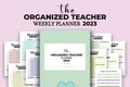 KDP The Organized Teacher Weekly Planner 2023 Royalty Free Stock Photo