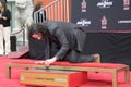 Keanu Reeves Hand and Foot Print Ceremony Royalty Free Stock Photo