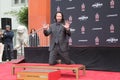 Keanu Reeves Hand and Foot Print Ceremony Royalty Free Stock Photo