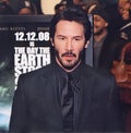 Keanu Reeves in New York City in 2008