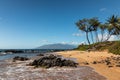 Keawakapu beach in the evening light