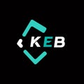 KEB creative minimalist letter logo. KEB unique vector initials alphabet letter logo design Royalty Free Stock Photo