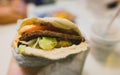 Kebab burger Royalty Free Stock Photo