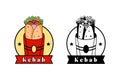 Kebab cute kawaaii yummi delecious white red yellow paper packaging