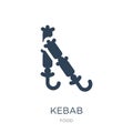 kebab icon in trendy design style. kebab icon isolated on white background. kebab vector icon simple and modern flat symbol for Royalty Free Stock Photo