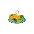 kebab,martabak icon food set icon illustration design vector