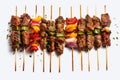 Kebabs On Isolated Transparent Background Royalty Free Stock Photo