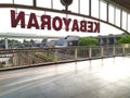 Kebayoran Rail Station Royalty Free Stock Photo
