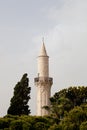 Kebir Mosquealso known as Buyuk mosque minaret in Larnaca, Cyprus