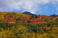 Kebler pass Colorado fall on the pass Royalty Free Stock Photo