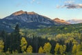 Autumn Colors on Kebler Pass Near Crested Butte, Colorado Rocky Mountains Royalty Free Stock Photo