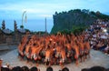 Kecak Dance at Uluwatu Bali Royalty Free Stock Photo