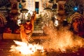 Kecak Fire and Trance Dance at Pura Dalem Taman Kaja, Ubud, Bali, Indonesia