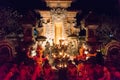 Kecak Fire and Trance Dance at Pura Dalem Taman Kaja, Ubud, Bali, Indonesia