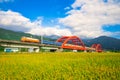 Kecheng bridge near yuli railway station in hualien, taiwan