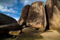 Tanjung Tinggi beach, Belitung Regency, Bangka Belitung Islands, Indonesia Royalty Free Stock Photo