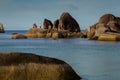 Tanjung Tinggi beach, Belitung Regency, Bangka Belitung Islands, Indonesia Royalty Free Stock Photo