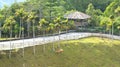 KEDAH, LANGKAWI, MALAYSIA - APR 09th, 2015: View from the top of Gunung Raya mountain