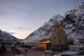 Kedarnath Temple wide view Shivratri