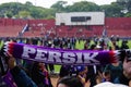 The supporters of Persik Kediri. Persik is one of the Indonesian football club