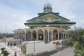 Kediri, East Java Indonesia - February 21th 2021: The great mosque of the Kediri city Masjid AGung Kediri