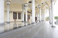 Kediri, East Java Indonesia - February 21th 2021: The porch of the great mosque of kediri city