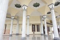 Kediri, East Java Indonesia - February 21th 2021: The porch of the great mosque of kediri city