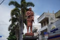 Kediri, East Java, Indonesia - March 10th, 2020: The monument of Panji Asmoro Bangun in Kediri