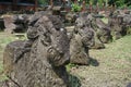 Kediri, East Java Indonesia - March 15th, 2021: The ruins of surowono temple in Kediri, East Java Indonesia