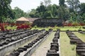 Kediri, East Java Indonesia - March 15th, 2021: The ruins of surowono temple in Kediri, East Java Indonesia