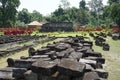 Kediri, East Java Indonesia - March 15th, 2021: The ruins of surowono temple in Kediri, East Java Indonesia