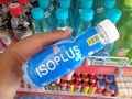 Kediri, Indonesia Januari 12, 2020 : isoplus, one of indonesian famous soft drink
