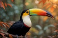 Keel Billed Toucan. Keel Billed Toucan, from Central America.