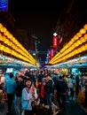 Keelung miaokou night market, taiwan Royalty Free Stock Photo