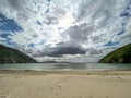 Keem beach cove, Achill Island, Ireland Royalty Free Stock Photo