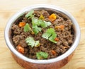 Keema minced beef curry