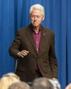 Keene, New Hampshire - OCTOBER 17, 2016: Former U.S. President Bill Clinton speaks on behalf of his wife Democratic presidential n