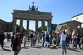 `Keep abortion legal` demonstration at Berlin`s Brandenburger Tor