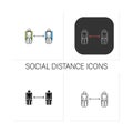 Keep apart icons set