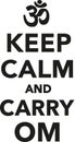 Keep calm and carry om - buddhism