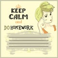 Keep calm and do your homework