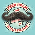 Keep calm and grow a moustache