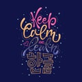 Keep calm and learn hangeul