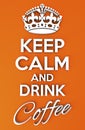 Keep Calm poster Royalty Free Stock Photo