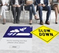 Keep Calm Reduce Speed Relax Slow Down Concept Royalty Free Stock Photo