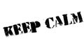 Keep Calm rubber stamp