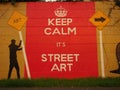 Keep calm, it's street art