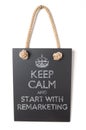 Keep calm and start with remarketing