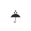 keep dry and keep away from water sign icon vector illustration design template Royalty Free Stock Photo