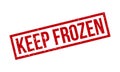 Keep Frozen Rubber Stamp. Red Keep Frozen Rubber Grunge Stamp Seal Vector Illustration Royalty Free Stock Photo